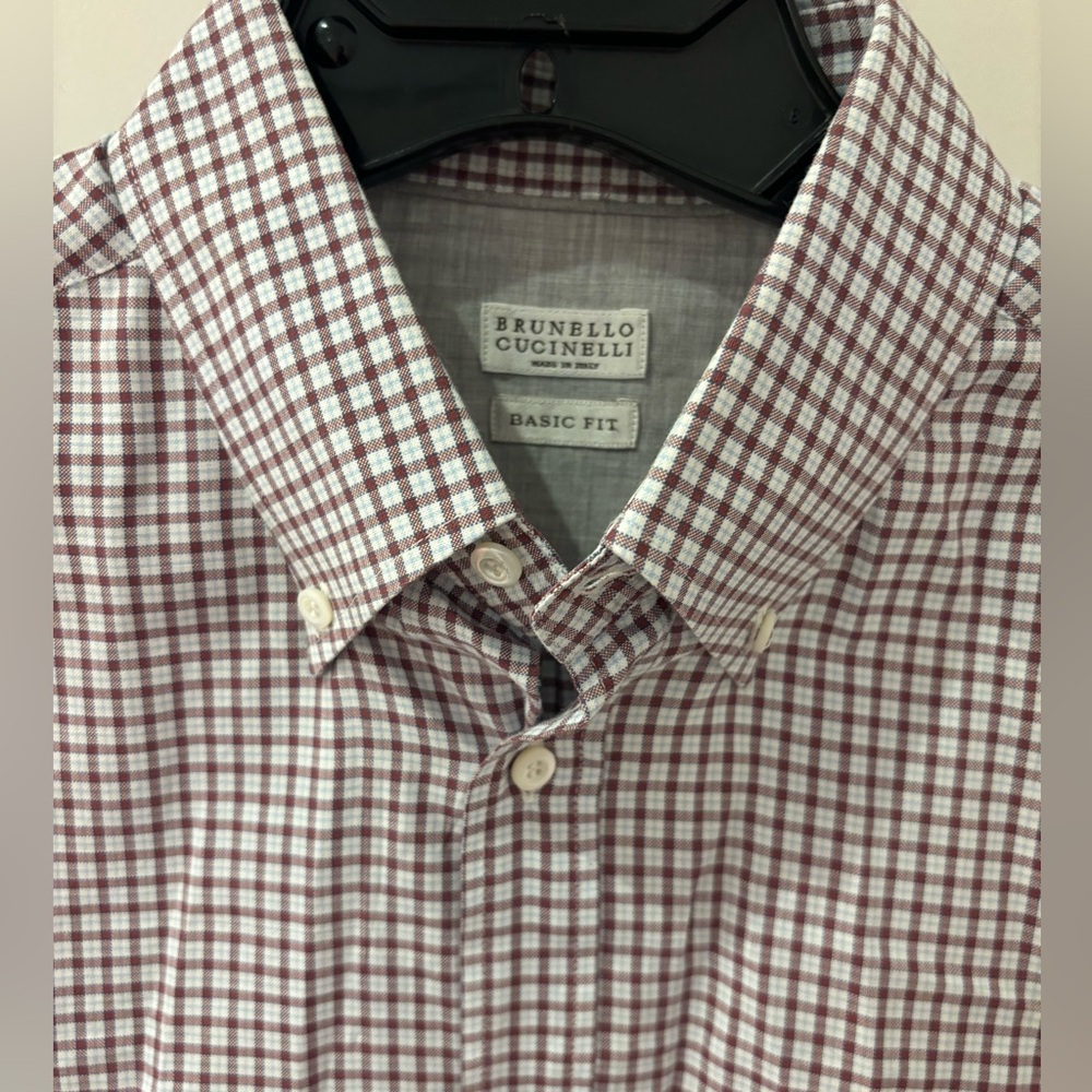 NWOT Brunello Cucinelli XL ultra soft button up - Picture 2 of 8